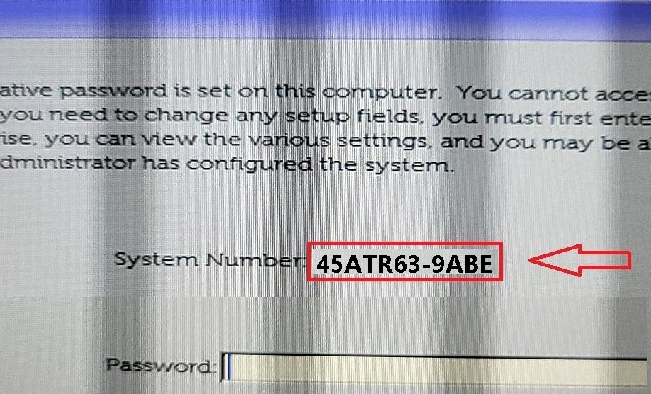 9ABE bios password