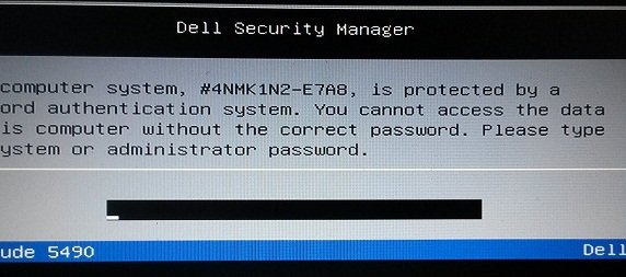 dell Precision 3530 bios password reset