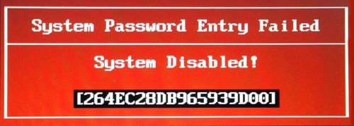 samsung system disabled bios password